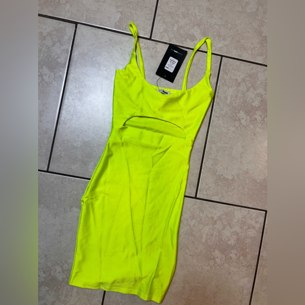 Neon Green Nightlife dress